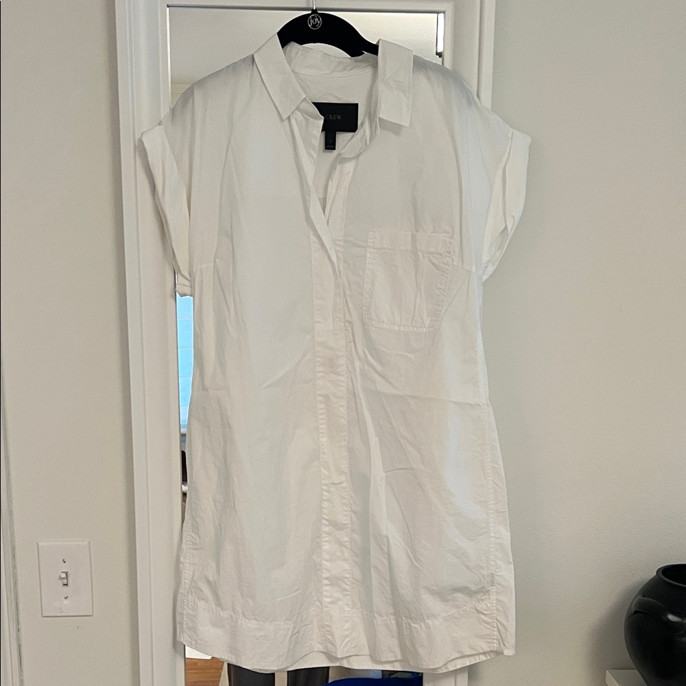 J. Crew Women's White Mini Dress